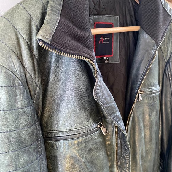 Mens Genuine Leather Jacket - Picture 7 of 12